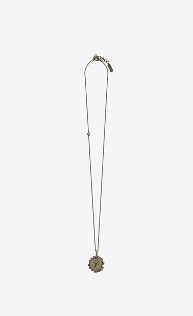 CHARMS pendentif médaille soleil en métal